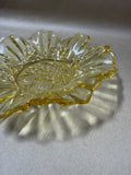 Yellow Federal Glass Candy Dish // 3 Available // PRICED INDIVIDUALLY