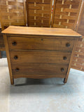 Antique Three Drawer Dresser on Casters