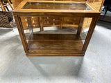 Petite Console with Cane and Glass