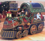 Grandeur Noel 2002 Collector’s Edition Tin Christmas Train NIB