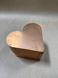 Copper Heart Scoop With Handle - Signed