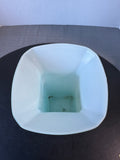 Translucent Aqua Art Deco Style Glass Vase