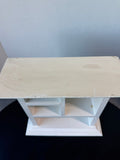 White Painted Wooden Freestanding Trinket Shelf