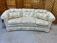 Curved Sofa, Unbranded, Cream/Champagne Color Tone***HEAVY ITEM***