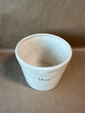 Bloom White Ceramic Planter