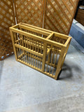 Rustic Style Pine Plate Rack/Cabinet Organizer