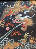 Sheng Shao An Lacquer Chinese Dragon Tray