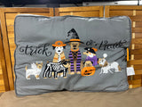 G- Halloween Themed Dog Bed, by Skull & Bones