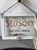 (D) Small Lot of Shabby Chic Christmas Decor