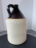 4-Gallon Vintage Stoneware Two Tone Whiskey Jug
