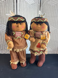 Pair of Indian Harvest Kids 2FT Plush Standing Decor