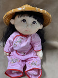 Rice Paddy Doll With Hat