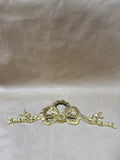 (A) Pair Of Brass Ribbon And Bow Wall Hangings