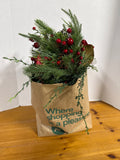 Holiday Greenery Lot With Tags