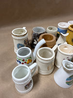 (B) 18 Piece Lot Of Mini Stein Glasses