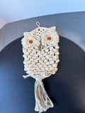 Mid Century Owl Macrame (A)