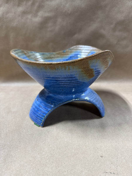 Pigeon Forge Pottery Footed Bowl