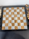Carved Onyx Heavyweight Aztec Chess Set AS IS (READ DESCRIPTION CAREFULLY)