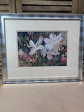 Oil Pastel/Mixed Media Floral by J.L. Hatch; Signed
