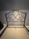 Queen Metal Bed with Metal Frame