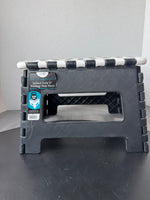 Core Home Black & White Folding Plastic Step Stool
