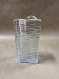 Marsberger Glassworks Ritzenhoff West Germany Block Glass Vase