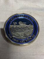 US Navy Psalms 23 Challenge Coin