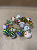 Lot Of Handpainted Small Christmas Ornaments