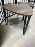 Industrial Style Nesting Tables, 2 pc