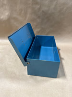 Small Blue Metal Tool Box