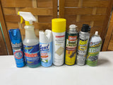 Assorted Cleaners/Garage Items