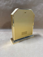 Brass Sunbeam Quartz Mantle Clock NOT TESTED