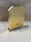 Brass Sunbeam Quartz Mantle Clock NOT TESTED