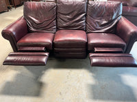 Ethan Allen Leather Reclining Sofa***HEAVY ITEM***