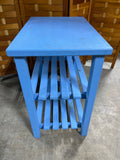 Blue Painted Side Table