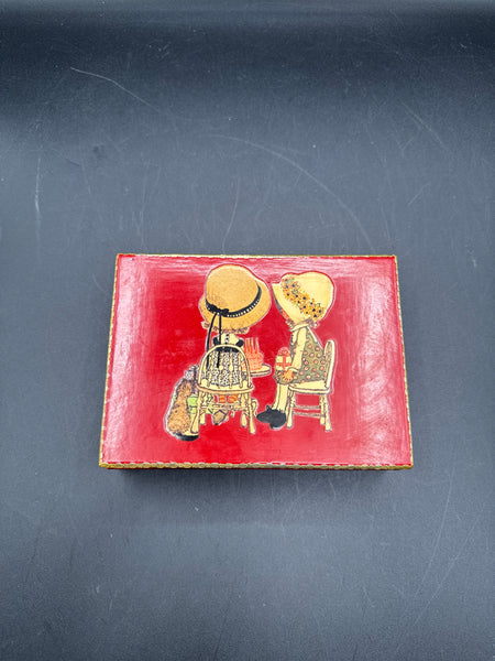 Wooden Deck Of Cards Holder Box