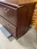 AS IS***Bush Furniture Two Drawer File Cabinet***HEAVY ITEM***READ DETAILS ON PICK UP POLICY***