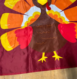 Give Thanks Turkey Outdoor Decorative Flag