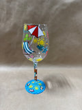 Life Is A Beach Lolita Wine Glass With Case