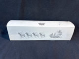 Dept.56 “Sleigh & Eight Tiny Reindeer” Figurine Set (B13)
