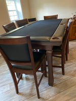 "American Heritage Billiards" Poker & Game Table with (6) Chairs