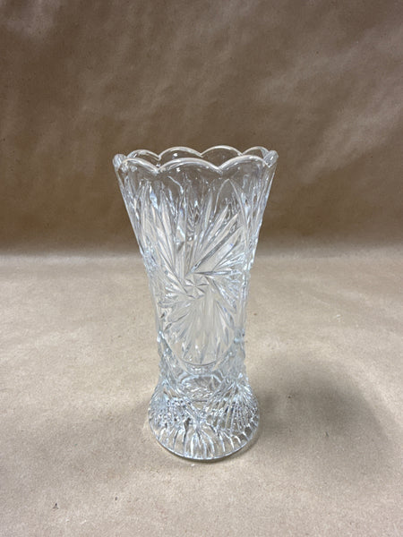 Clear Glass Flower Vase