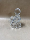 Clear Glass Angel Figurine