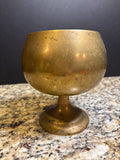 Vintage Brass Goblet - Stamped