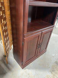 Particle Board Bookcase with Cabinet