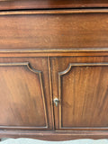 Antique China Cabinet with Upper Glass Doors
