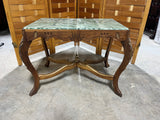 Lightweight Coffee Table with Faux Marble Top