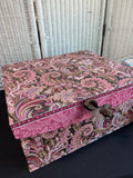 Pair of Paisley Decorative Storage Boxes