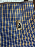 (A) London Fog Kensington Plaid Collection Wheeled Club Bag
