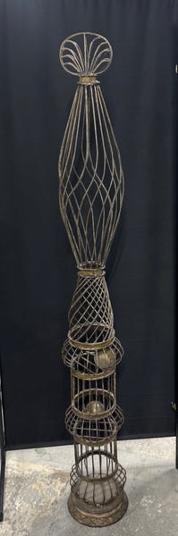 Rustic Heavyweight Metal Decorative Garden Finial